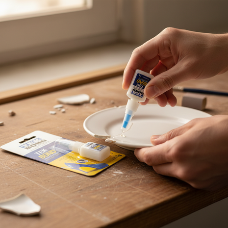 Tekbond cianocrilato con aplicador usado en reparación de plástico y cerámica – pegamento instantáneo de alta precisión – Envíos express

