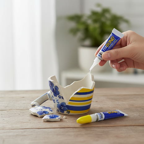 TekBond Instantánea 2g - uso en reparación cerámica
