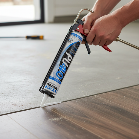 Tekbond PU40 sellador PU – aplicación en juntas y grietas – sellante flexible de alta adherencia – uso en construcción e interiores

