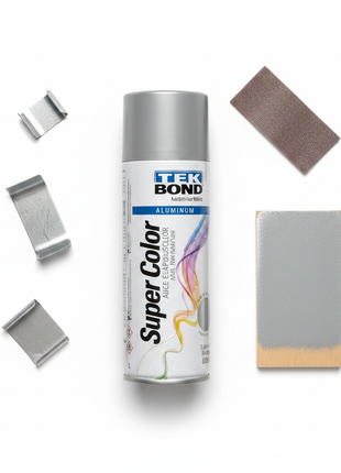 Tekbond Super Color aerosol aluminio con materiales metálicos – pintura profesional para superficies diversas – Envíos express

