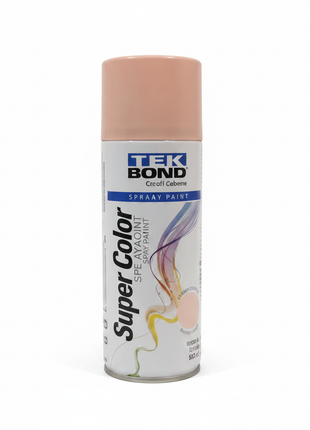 Tekbond Super Color spray rosa 400 ml – fondo blanco estudio, iluminación cenital premium

