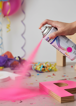 TekBond SuperColor Fluorescente Rosa en uso