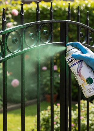 TekBond SuperColor Metálico Verde en uso