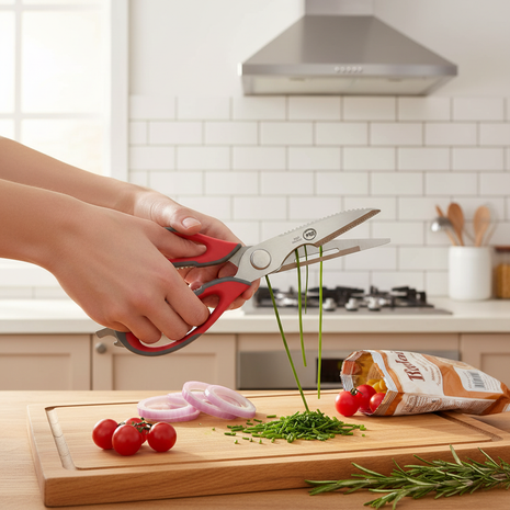 Tijera Ilko en uso - lifestyle cocina