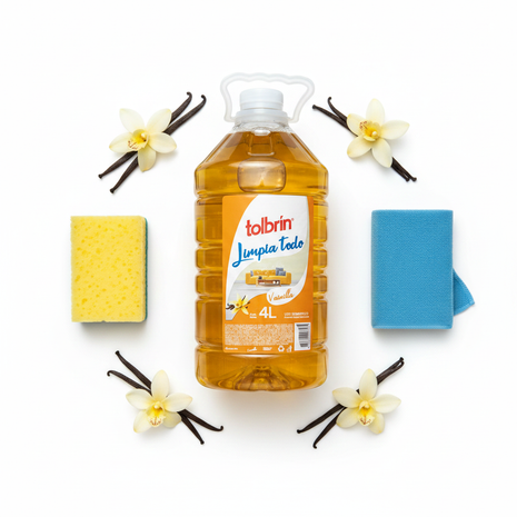 Tolbrín Limpia Todo - Flat lay