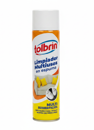 Tolbrin espuma fondo blanco estudio
