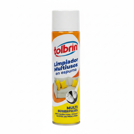 Tolbrin espuma fondo blanco estudio