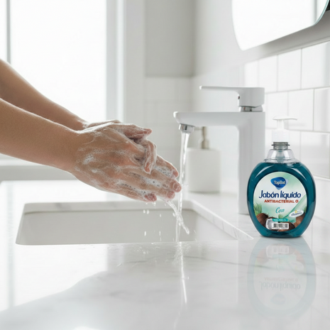 JABON LÍQUIDO ANTIBACTERIAL COCO 1 LITRO