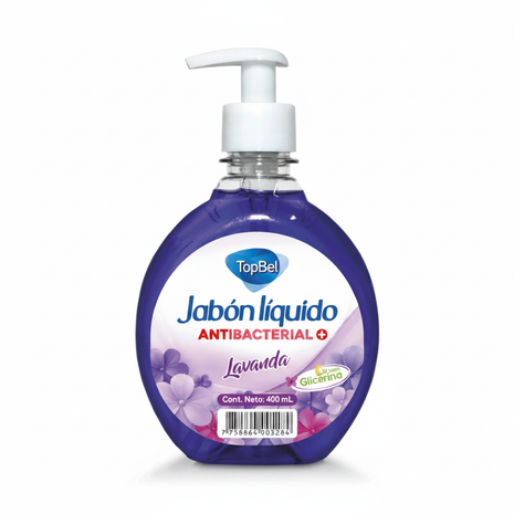 TopBel Jabón Líquido Lavanda 400ml - producto