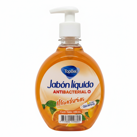 TopBel Jabón Mandarina frontal