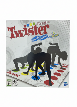 Twister Hasbro juego clásico tapete colores rojo amarillo azul verde 6 años 2 jugadores