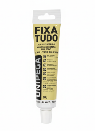 UNIPEGA FIXA TUDO - Fondo Blanco Cuadrado