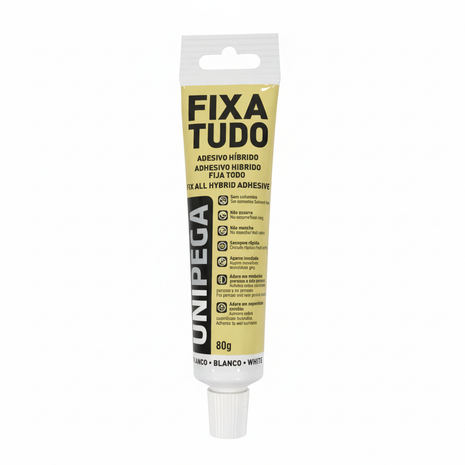 UNIPEGA FIXA TUDO - Fondo Blanco Cuadrado