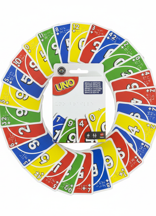 UNO Braille Edition - Flat lay