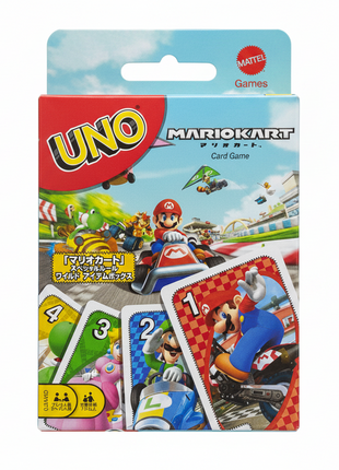 UNO Mario Kart Card Game Mattel edición especial cartas personajes Nintendo coleccionable