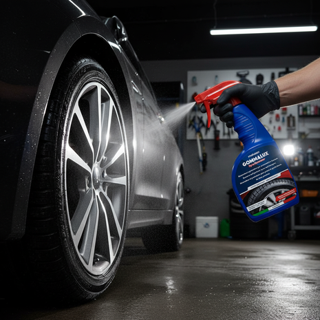Uso de GOMMALUX Tyre Renewer