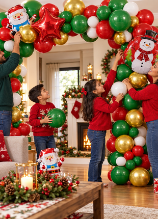 Uso familia decorando