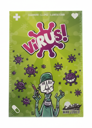 Virus! Mar Lúdico — caja frontal