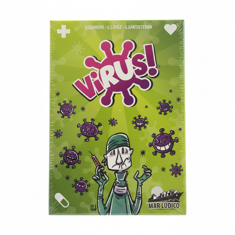 Virus! Mar Lúdico — caja frontal