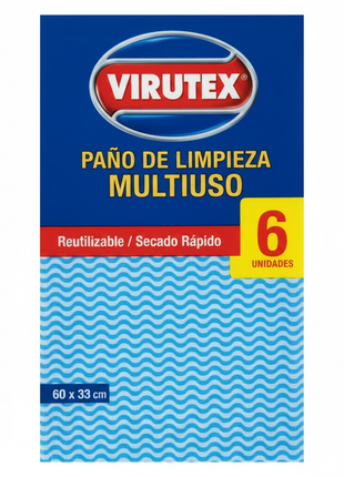 Virutex Paño Multiuso x6 - producto