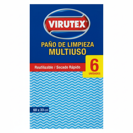 Virutex Paño Multiuso x6 - producto