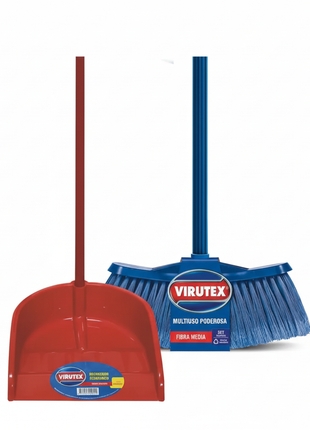 Virutex Set Recogedor + Escoba Multiuso