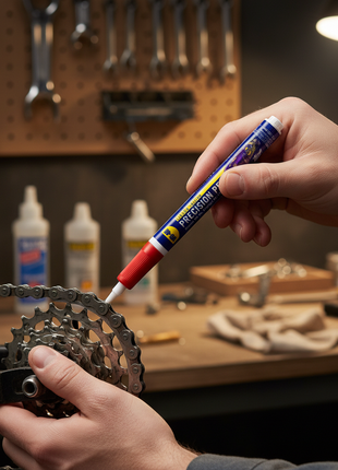 WD-40 Precision Pen en uso