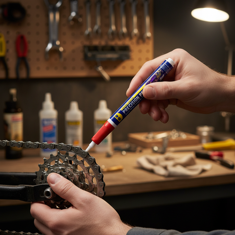 WD-40 Precision Pen en uso