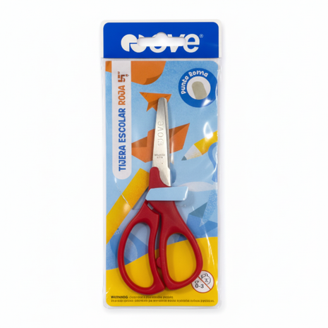 Wove Tijera Escolar Roja - 1:1