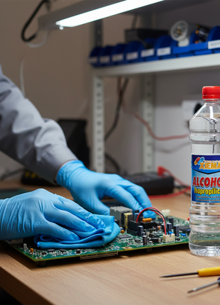 Xiema alcohol isopropílico 1L – aplicación profesional en superficies técnicas – limpieza sin residuos


