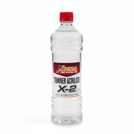 Thinner Acrílico X-2 1L – diluyente de alta pureza – ideal para pinturas acrílicas y esmaltes

