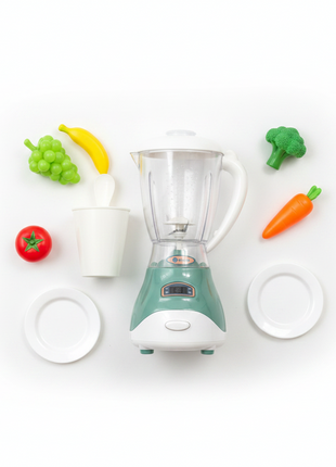 Toys licuadora juguete flat lay accesorios cocina infantil sonido y luz