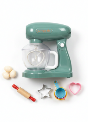 Toys batidora juguete flat lay accesorios repostería infantil sonido y luz